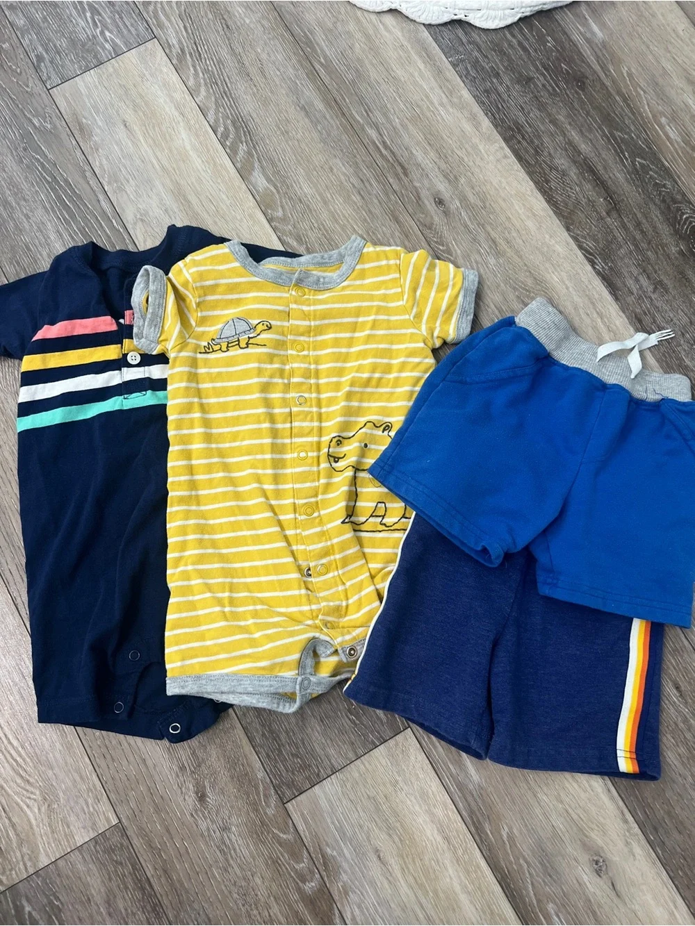Bundle baby boy romper shorts